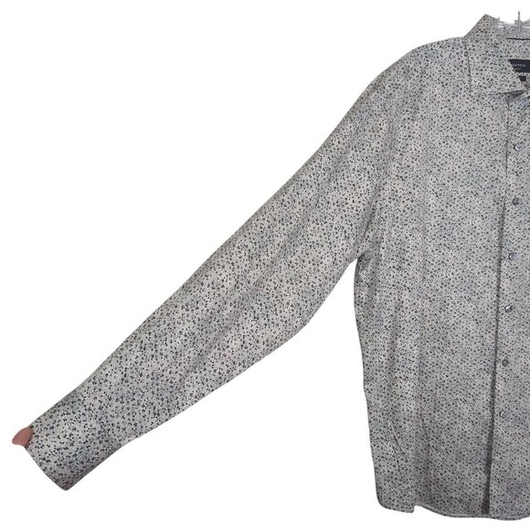 Bugatchi Gray Men's Shirt Sz L Button-Up Classic Fit Comfort Stretch‎ Career - Picture 3 of 16